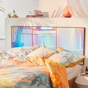 Rainbow Iridescent Headboard